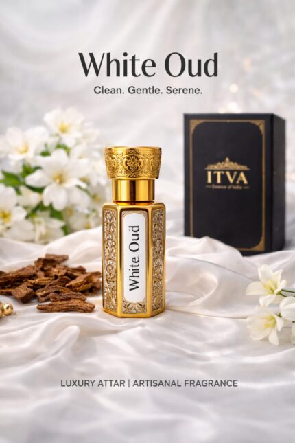 ITVA White Oud Luxury Attar – Long Lasting Premium Natural Oud Fragrance