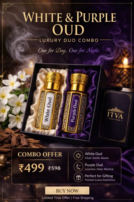 Luxury Duo Combo – White Oud & Purple Oud